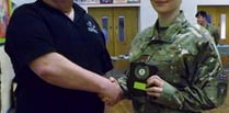 Cadet receives award for swift first aid action