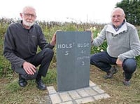 Replica of missing milestone now in place