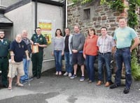 Defibrillator installed outside village pub