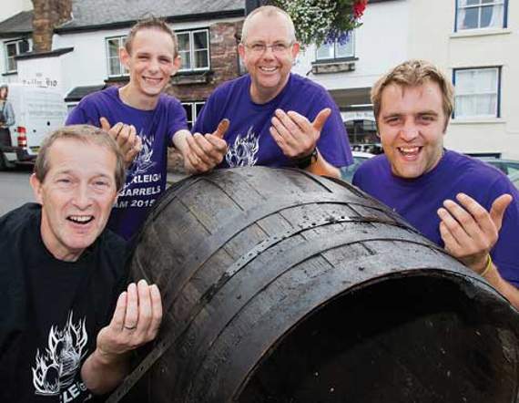 Can you beat the veteran tar barrel pullers of Hatherleigh?