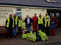 Good support for village clean up