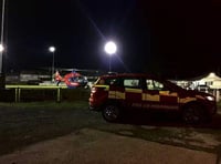 Fire station assists air ambulance