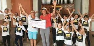 Delight as Bright Sparks receive cheque for £2,000