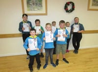 Proud scouts receive awards