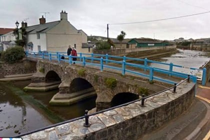 Bude bridge set to reopen for half-term