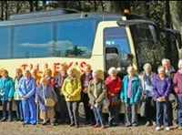 First coach trip after lockdown for flower and garden group