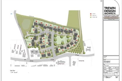 Approval for 30 homes in Poughill