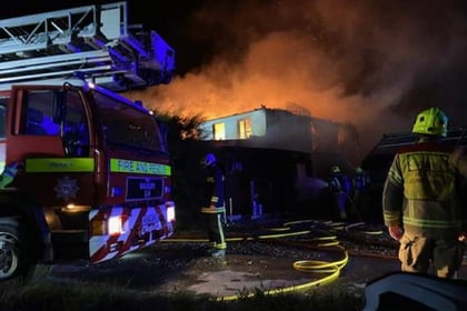 Bude hotel fire tackled by cross border services