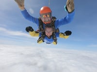 Shebbear student’s skydive