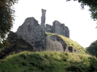 Discover the history of the wronged ghost haunting Okehampton Castle