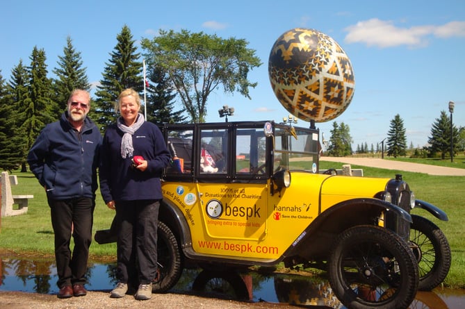  Guy Butcher and Eunice Kratk owners of the car 