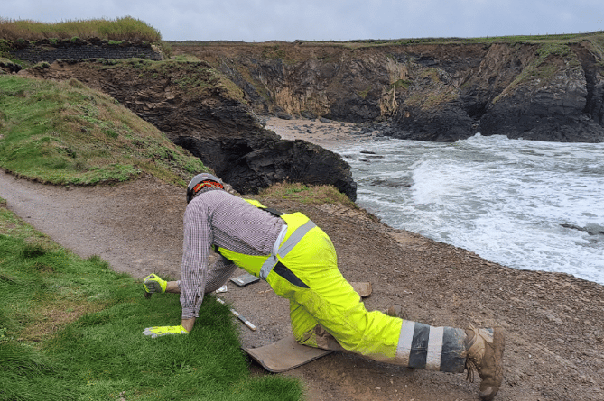 The discovery of skeletal human remains near Trevone, overlooking Newtrain Bay, near Padstow in November 2022