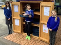 Community larder opened by pupils