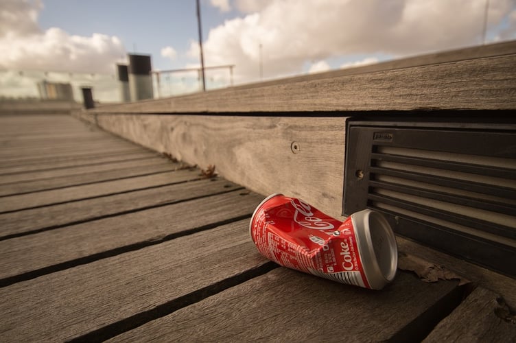 Litter/rubbish stock image