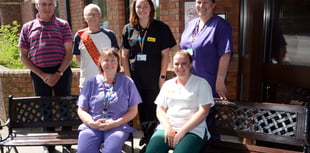 Holsworthy hospital garden seat revived