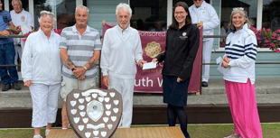 Bowls club recieve support from local housebuilders