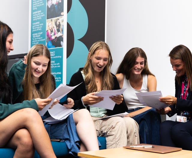 Bodmin College full of happy faces amid this year's GCSE results