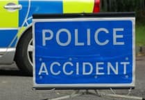 A30 closed amid vehicle fire
