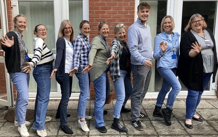 Medical centre staff rocking denim