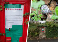 Lewdown postbox blighted by snails eating the mail