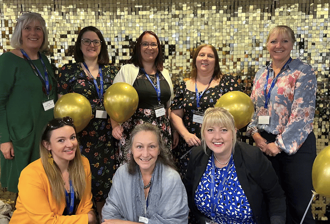 Ward members from the Trust’s community hospitals at Bodmin, Camborne and Redruth, Liskeard, and St Austell at the ceremony 