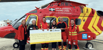 Launceston agency donate thousands to Cornwall Air Ambulance