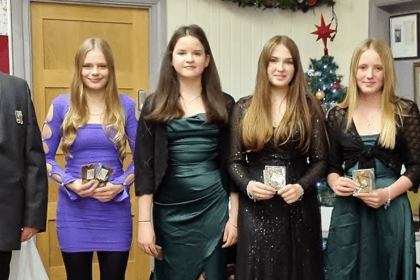 Holsworthy Cadets celebrate achievements during dinner and dance