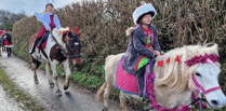 Funds raised for pony charity with Christmas themed fun ride