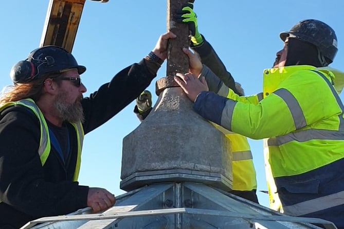 Bude Storm Tower cross