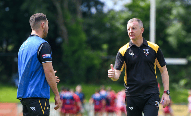 Cornwall RLFC head coach Mike Abbott