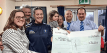 Bodmin Rugby Club donate to memorial trust