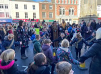 Hundreds of students celebrate St Piran's Day with town parade