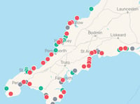 Sewage pollution alerts issued to 32 Cornish beaches