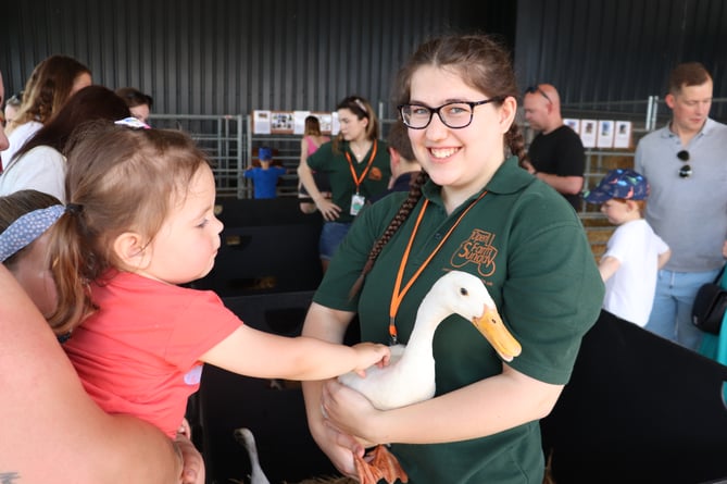 Youngsters can get hands on experience with farm animals during some of the Open Farm Sunday events coming up