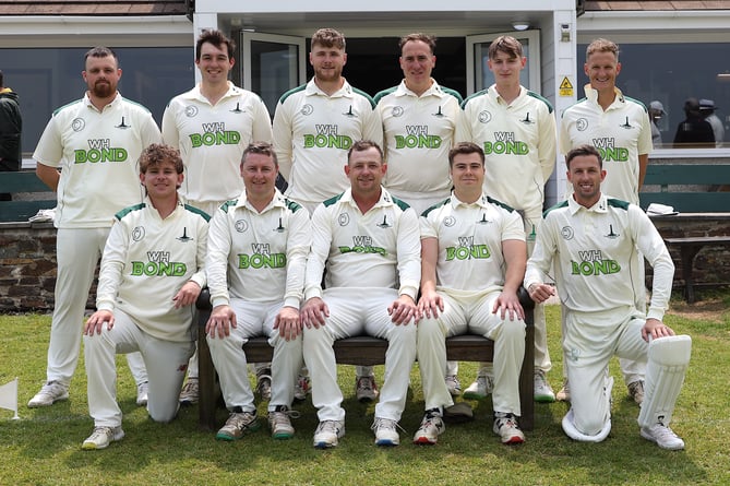 Callington's 2024 first team. Back row from left: Matt Shepherd, Ben Ellis, Luke Brenton, Harry Sawyers, James Brenton and Max Waller. Front row: Liam Lindsay, Aidan Libby (vice-captain), Graham Wagg (captain), Toby May and Joe White. Picture: Glen Rogers