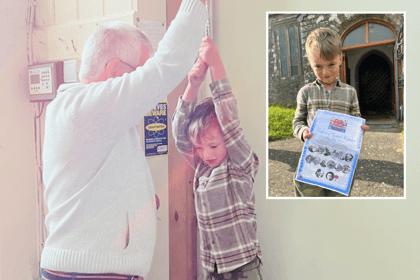 Five year old joins bellringers for D-Day commemoration