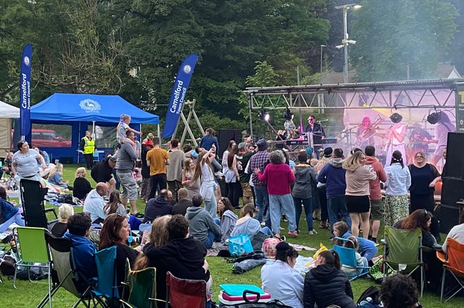 Music in the Park event held in Camelford