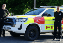 Community fire station reveal new specialist service vehicle