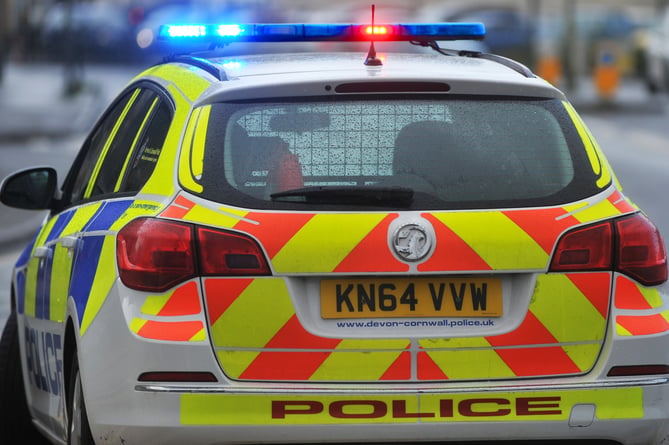 POLICE CAR LIGHTS Devon and Cornwall Police