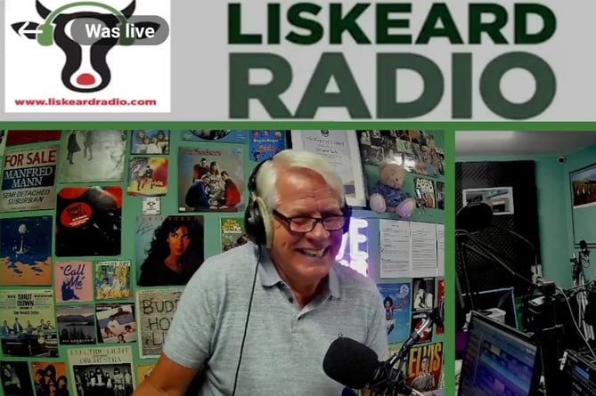 Mike Allsopp of Liskeard Radio interviewing Lisa Townsend