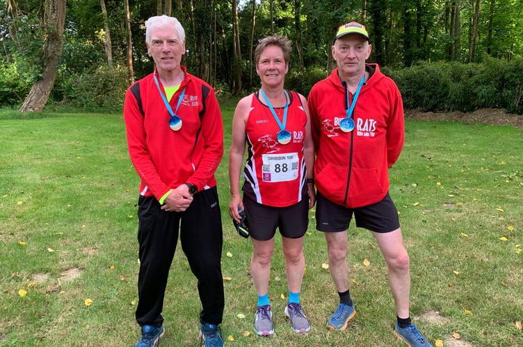 Bude RATs members Stephen Hutchinson, Suzanne Brown and Jeremy Brown.