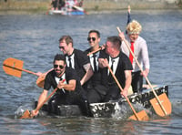 Rafters take to the water in entertaining race