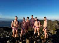 Cornwall's Budgy Boys raise thousands wearing nothing but their pants