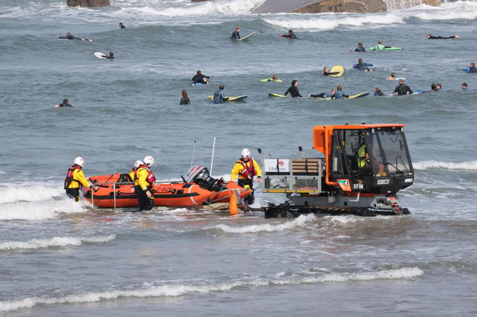 The town's RNLI put on a number of demonstrations during the event (Picture: Gordon Dickie)