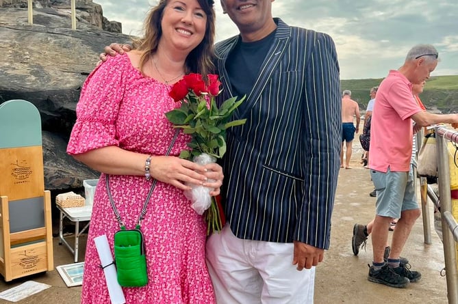 Bude Sea Pool Commitment Ceremony