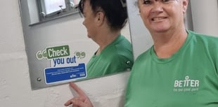 Mirrors in leisure centres to reflect important NHS reminder