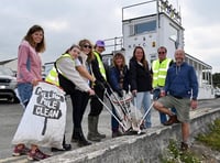 Over half a ton of rubbish cleared from popular trail by volunteers