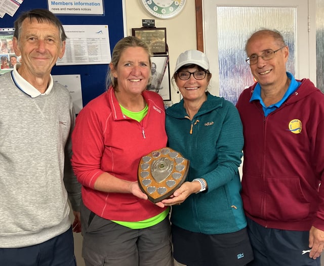 Pairings share Cecil Heard Trophy at Bude Tennis Club