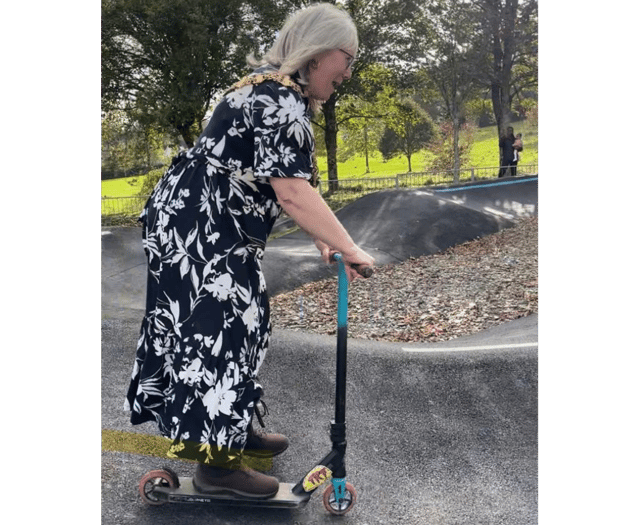 Bike pump track declared officially open in style