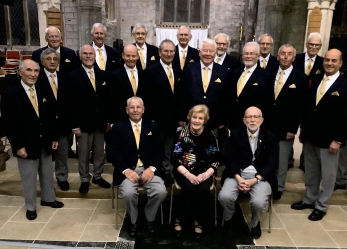 Members of the Tamar Valley Male Voice Choir